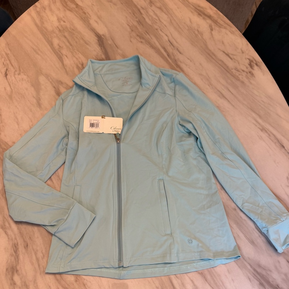 Bobby Jones Women's Tech Solid Full-Zip Jacket Size Large New With Tags - Picture 9 of 13